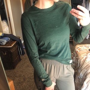 {SOLD}Green Madewell Long Sleeve